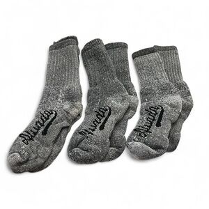 Merino Wool No Slip Cozy Fuzzy Lining Thermal Thick Crew Socks Adult Unisex S/M